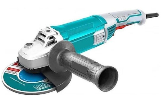 TOTAL TG1302306 3000W Angle Grinder with Ultra-High Power Motor for Industrial Steel Cutting, Structural Demolition & Extreme Grinding