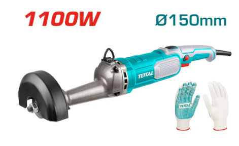 TOTAL TSG1508 Straight Grinder with Extended Shaft Design for Internal Grinding, Metal Porting & Precision Fabrication