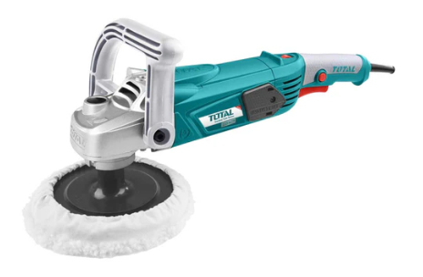 TOTAL TP1141806 1400W Angle Polisher with Variable Speed Control for Car Detailing, Paint Correction & Surface Finishing