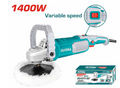 TOTAL TP11418018 1400W Angle Polisher with Precision Speed Control for Professional Car Restoration, Waxing & High-Gloss Finishing