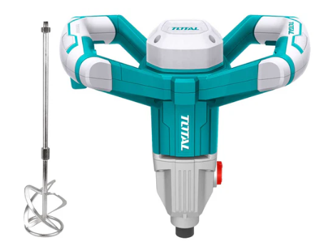 Total TD614006 1400W Heavy-Duty Electric Mixer – High-Torque Construction Mixer for Cement, Mortar, Tile Adhesive & Industrial Compounds