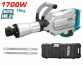 Total TH215456 1700W Demolition Breaker – Ultra-Heavy Concrete Jack Hammer for Industrial & Roadwork Projects