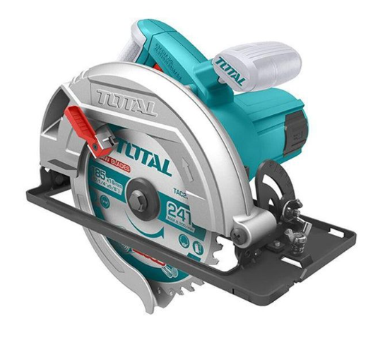 Total TS11218576 1200W 185mm (7-1/4") Circular Saw – 5000RPM High-Speed Wood Cutting Power Tool