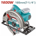 Total TS1161856 1600W Circular Saw – High-Torque 185mm Power Saw for Precision Framing & Heavy Wood Cutting