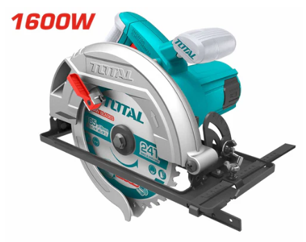 Total TS1161856 1600W Circular Saw – High-Torque 185mm Power Saw for Precision Framing & Heavy Wood Cutting