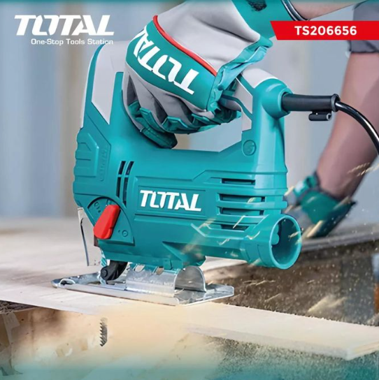 Total TS206656 570W Jig Saw – High-Performance Variable Speed Curve Cutter for Wood, Metal & Board Applications