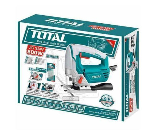 Total TS2081006 800W Jig Saw – Industrial-Strength Orbital Cutter for Precision Wood, Metal & Custom Fabrication