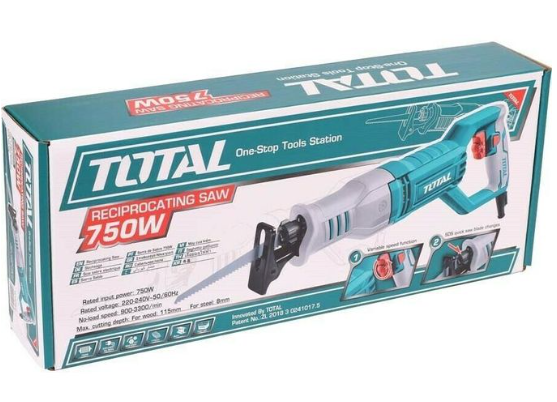 Total TS100806 750W Reciprocating Saw – Heavy-Duty Demolition & Multi-Material Cutting Machine