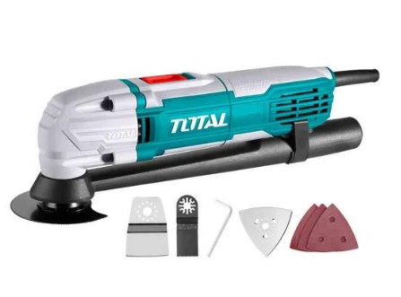 TOTAL TS3006 300W Multi-Function Tool – Oscillating Precision Cutter, Scraper & Detail Finishing Power Tool