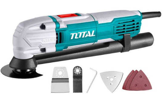 TOTAL TS3006 300W Multi-Function Tool – Oscillating Precision Cutter, Scraper & Detail Finishing Power Tool