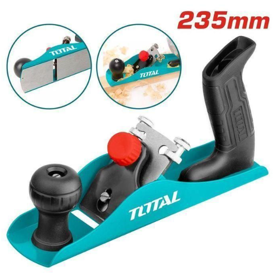 TOTAL THT9391 235mm Hand Planer – Professional Wood Smoothing & Surface Leveling Tool