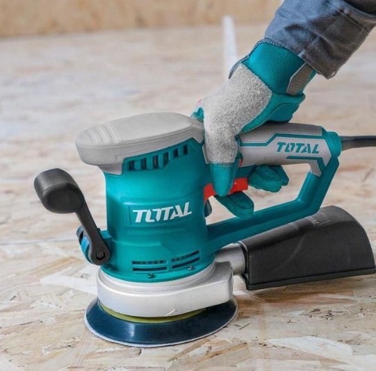Total TF2041506 450W Rotary Sander – High-Performance Surface Leveling & Wood Finishing Machine