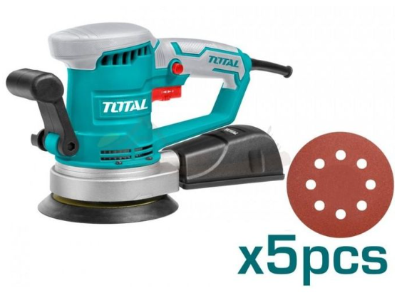 Total TF2041506 450W Rotary Sander – High-Performance Surface Leveling & Wood Finishing Machine