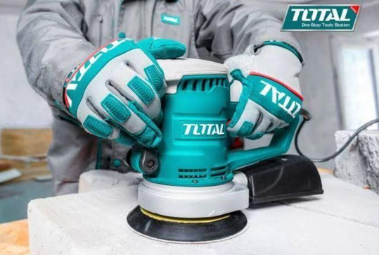Total TF2041506 450W Rotary Sander – High-Performance Surface Leveling & Wood Finishing Machine
