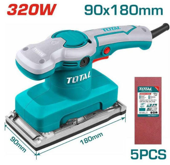 Total TF1301826 320W Finishing Sander – Ultra-Smooth Surface Prep Machine for Professional Woodwork