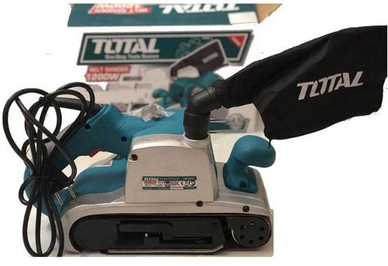 TOTAL TBS12001 Belt Sander – High-Power Wood & Surface Finishing Machine for Fast Material Removal