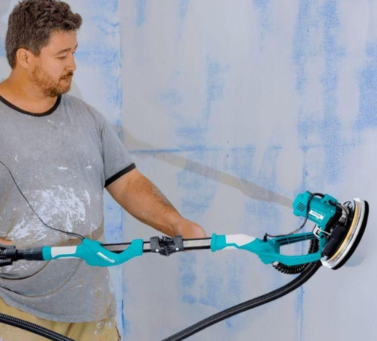 TOTAL TWS10501 1050W Drywall Sander – Heavy-Duty Wall & Ceiling Surface Preparation Machine