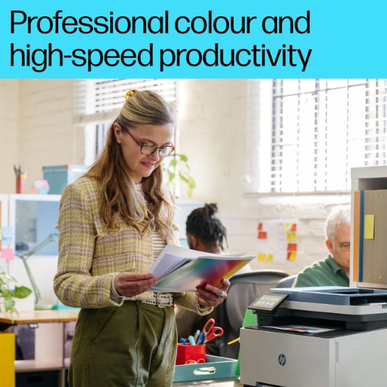 HP Color LaserJet Pro MFP 3303fdw (499M8A) – Wireless Duplex Color Laser Printer with ADF, Fax & Touchscreen