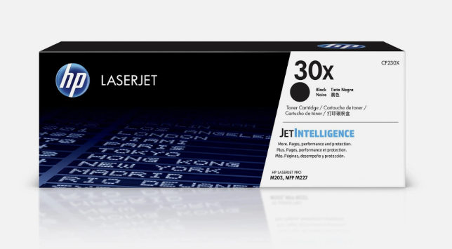 HP 30X High Yield Black Original LaserJet Toner Cartridge (CF230X) – Long-Lasting Genuine HP Toner for Business Printing
