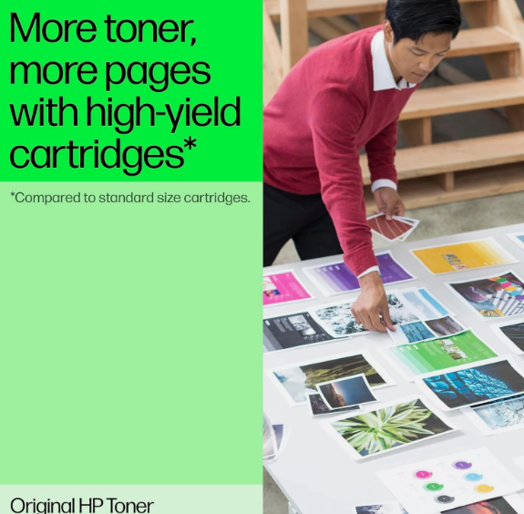 HP 106A Black Original LaserJet Toner Cartridge (W1106A) – Genuine HP Toner for Compact Laser Printers