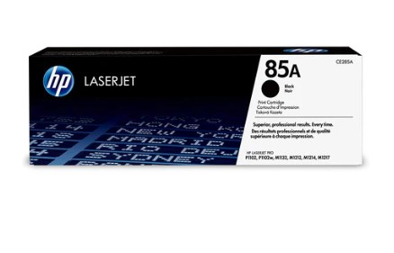 HP 85A Black Original LaserJet Toner Cartridge (CE285A) – Genuine HP Monochrome Toner for Clear, Reliable Printing