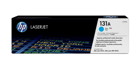 HP 131A Cyan Original LaserJet Toner Cartridge (CF211A) – Genuine HP Cyan Toner for Vibrant Color Printing