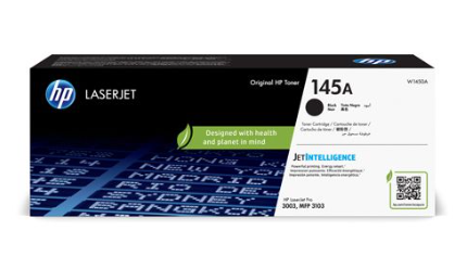 HP 145A Black LaserJet Toner Cartridge (W1450A) – Genuine HP Toner for Clear, Efficient Business Printing