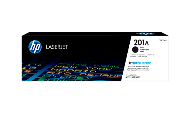 HP 201A Black Original LaserJet Toner Cartridge (CF400A) – Bold Text Precision & Reliable Color Laser Performance