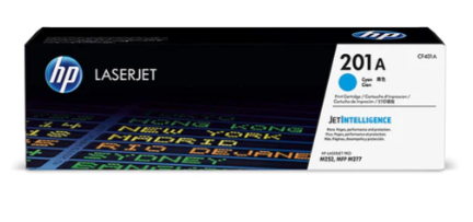 HP 201A Cyan Original LaserJet Toner Cartridge (CF401A) – Brilliant Blue Tones with Precision Color Accuracy
