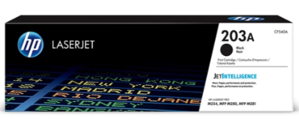HP 203A Black Original LaserJet Toner Cartridge (CF540A) – Crisp Monochrome Printing with Reliable Office Performance