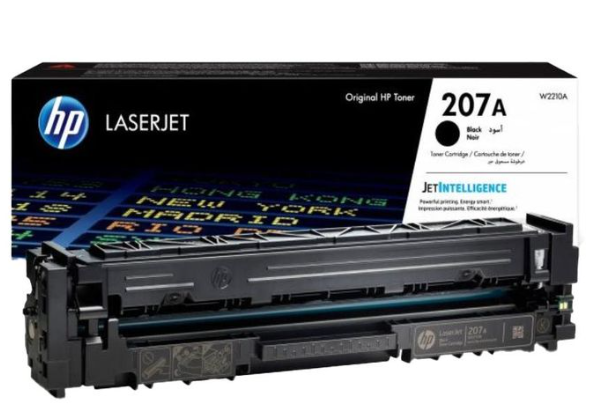 HP HP 207A Black Original LaserJet Toner Cartridge (W2210A) – Crisp Monochrome Printing with Professional Reliability
