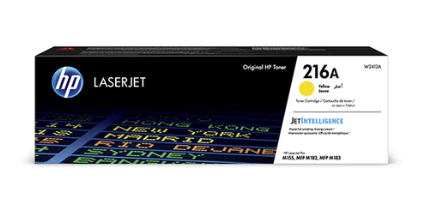 HP HP 216A Yellow Original LaserJet Toner Cartridge (W2412A) – Luminous Detail & Balanced Color Precision