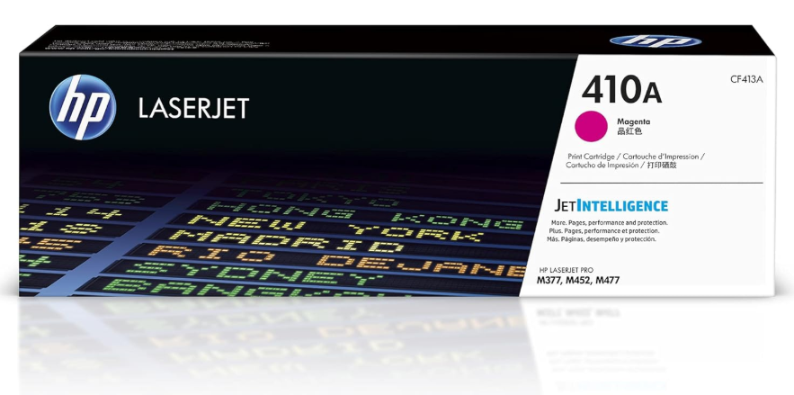 HP 410A Magenta Original LaserJet Toner Cartridge (CF413A) – Rich, Vivid Magenta for Stunning Laser Prints