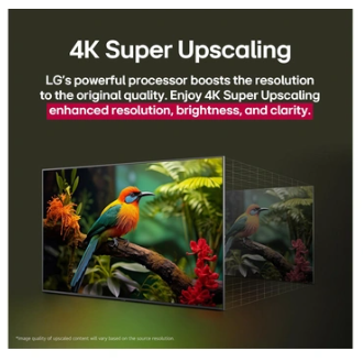 LG 55UA80006LC 55-Inch 4K UHD Smart LED TV with HDR10, a7 AI Processor Gen8 &amp; webOS 25 (2025 Model)