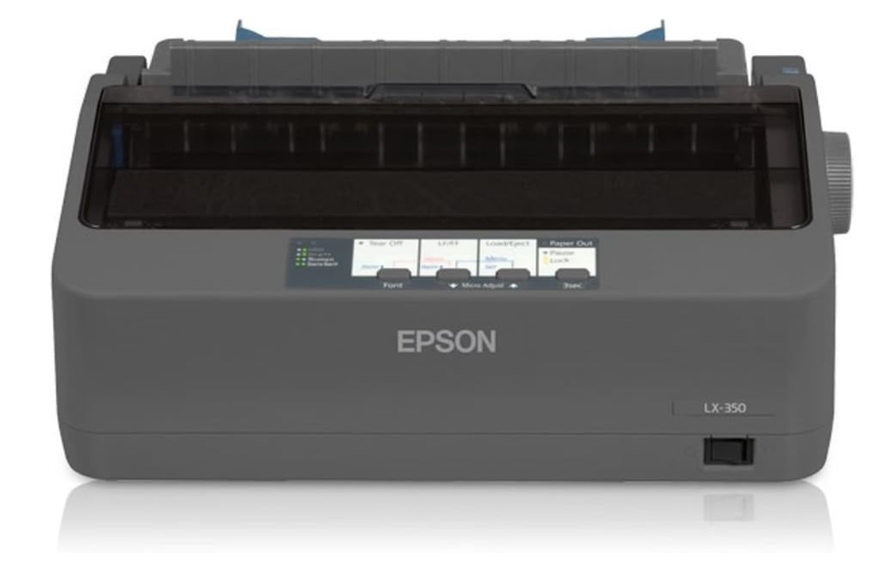 Epson LX-350 Dot Matrix Printer C11CC24001 – 9-Pin Impact Printing, High-Speed Output & Parallel / Serial / USB Connectivity
