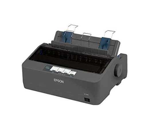 Epson LX-350 Dot Matrix Printer C11CC24001 – 9-Pin Impact Printing, High-Speed Output & Parallel / Serial / USB Connectivity