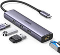UGREEN CM475 USB-C to RJ45 Gigabit Ethernet Adapter with 3 USB 3.0 Ports