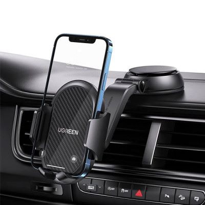 UGREEN LP405 Waterfall-Shaped Suction Cup Phone Mount for Car & Desk – UG-20473