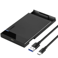 UGREEN US221 2.5" SATA Hard Drive Enclosure – USB 3.0 to SATA HDD/SSD External Case (UG-30848)