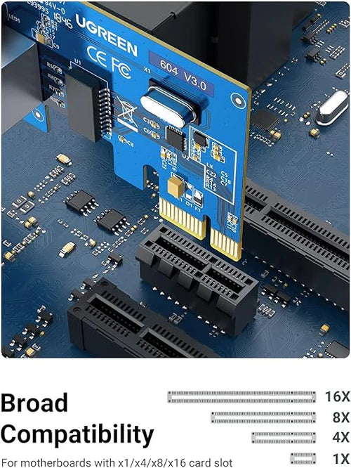 UGREEN PCIe Gigabit Network Adapter US230 – 10/100/1000Mbps Ethernet Card for Desktop PC