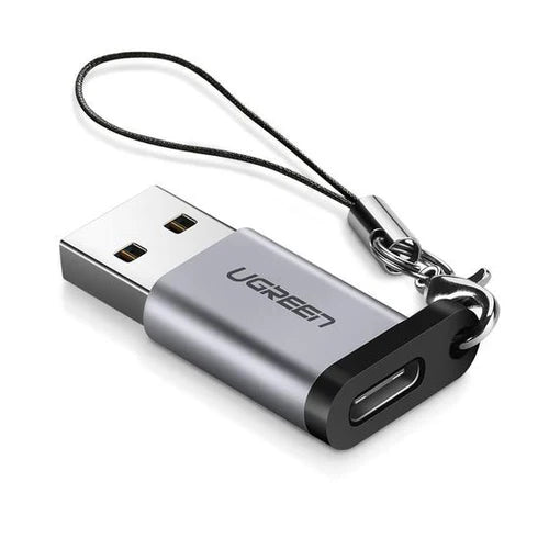 UGREEN US276 USB-A to USB-C Adapter, USB 3.0 Male to Type-C Female OTG Converter for Fast Data Transfer