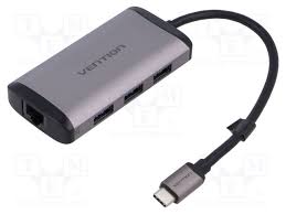 Vention 6-in-1 USB-C Multi-Functional Docking Station – HDMI, USB 3.0, PD, SD/TF Card Reader – CNCHB"