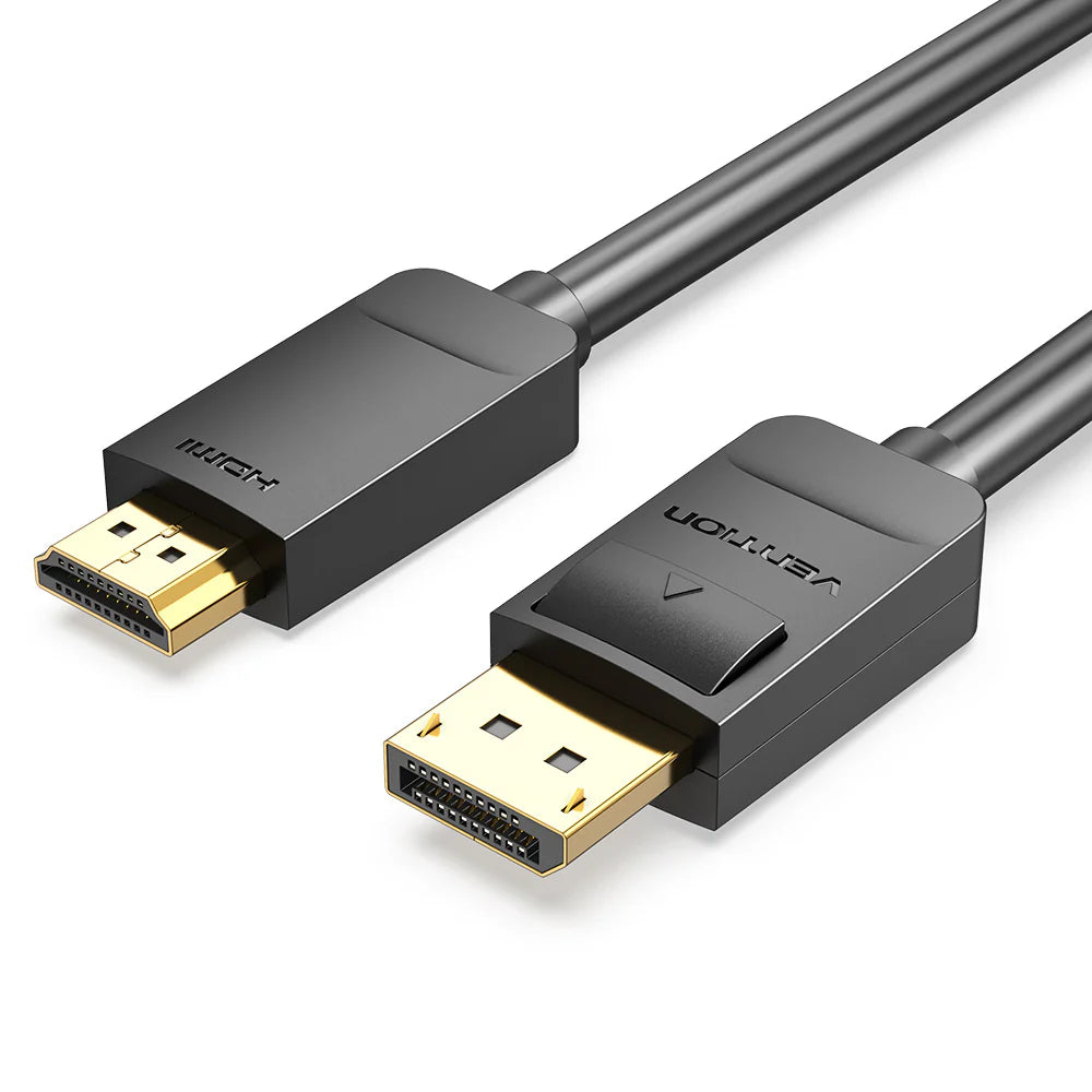 Vention DisplayPort to HDMI Cable (1.5m) – VEN-HADBG Full HD Adapter for PC, Laptop &amp; Monitor