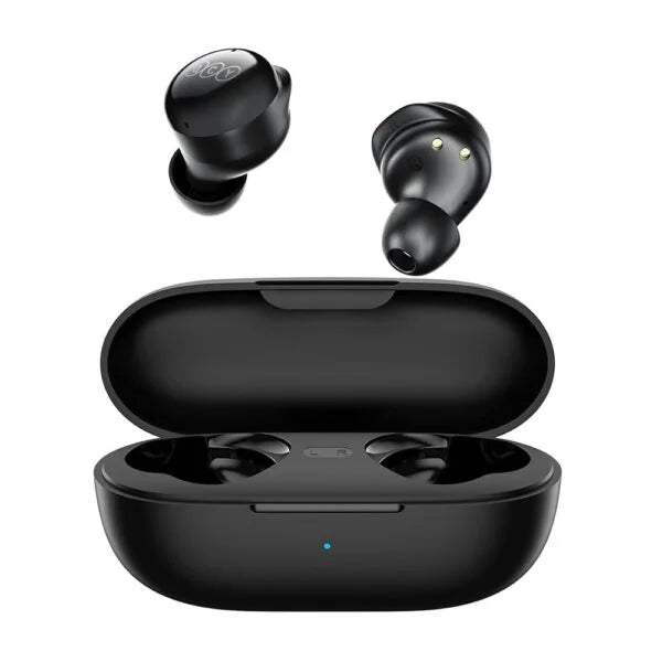 QCY T17 True Wireless Earbuds – Bluetooth, High-Quality Sound, Black (BH21Q17A)