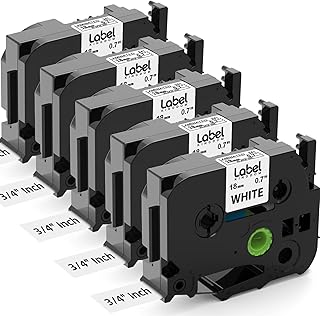 Brother TZ2-241 | 18mm x 8m | White/Black Print