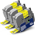 Brother TZ2-651 24mm x 8m Black on Yellow Label Tape