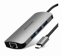  Vention TOAHB USB C (4 in 1) To HDMI/VGA/USB3.0/ Docking Station