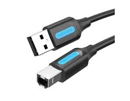 Vention 1M USB 2.0 Printer Cable - Black (COQBF)
