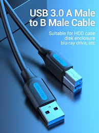 Vention 1.5M USB 3.0 A Male to B Male Cable (COOBG)