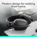Logitech Zone Vibe 100 Wireless Headset Graphite – Noise-Cancelling Mic, Comfortable Over-Ear Headphones for PC & Mac